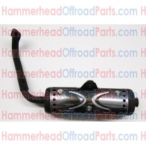 Hammerhead 150 Muffler Comp Exhaust Full Front